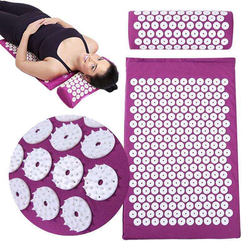 Acupressure Mat Set - Estera de acupresión para espalda y