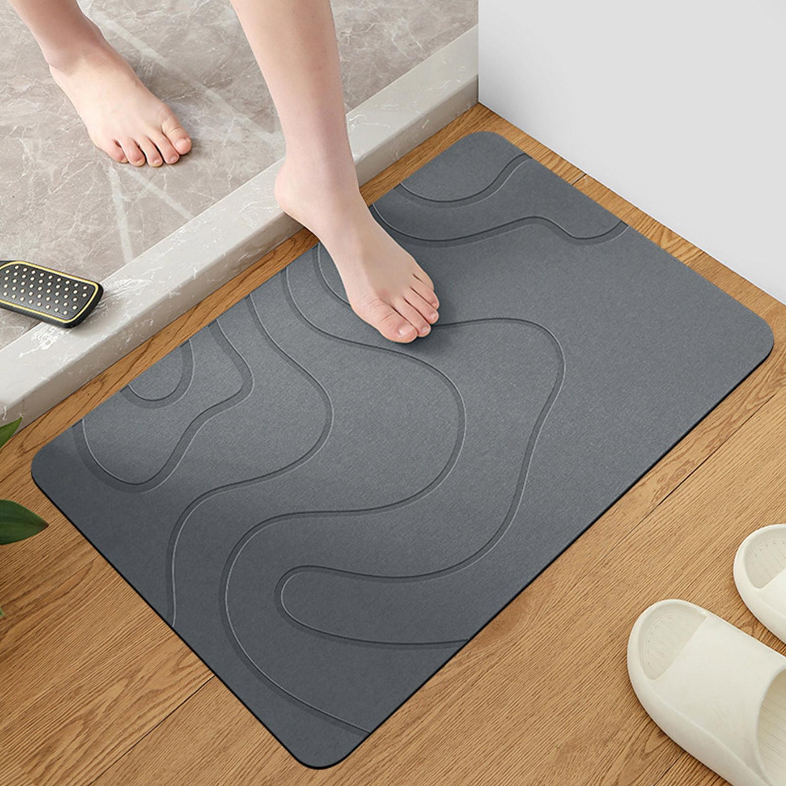 Bamboo Bath Mat - Alfombra de baño de piedra de