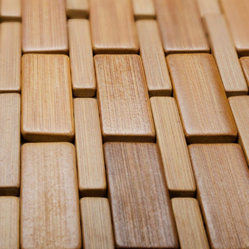 Bamboo Bath Mat - Alfombra de baño de madera de